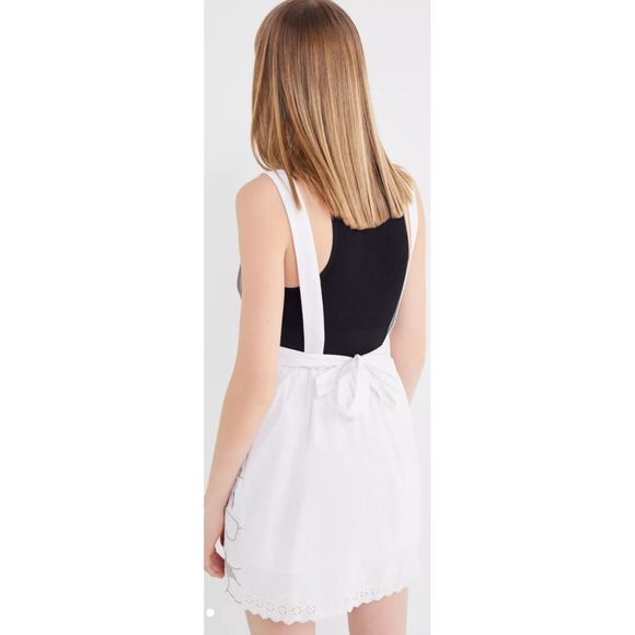Urban Outfitters Embroidered apron dress M NEW - Picture 4 of 7